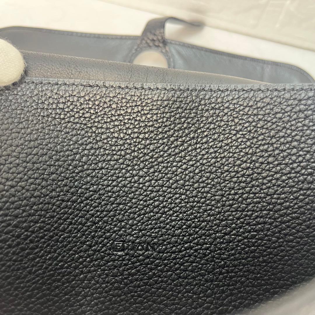 HERMES エルメス 財布 ドゴン GM 小銭入れ付き 刻印:□F ブラック