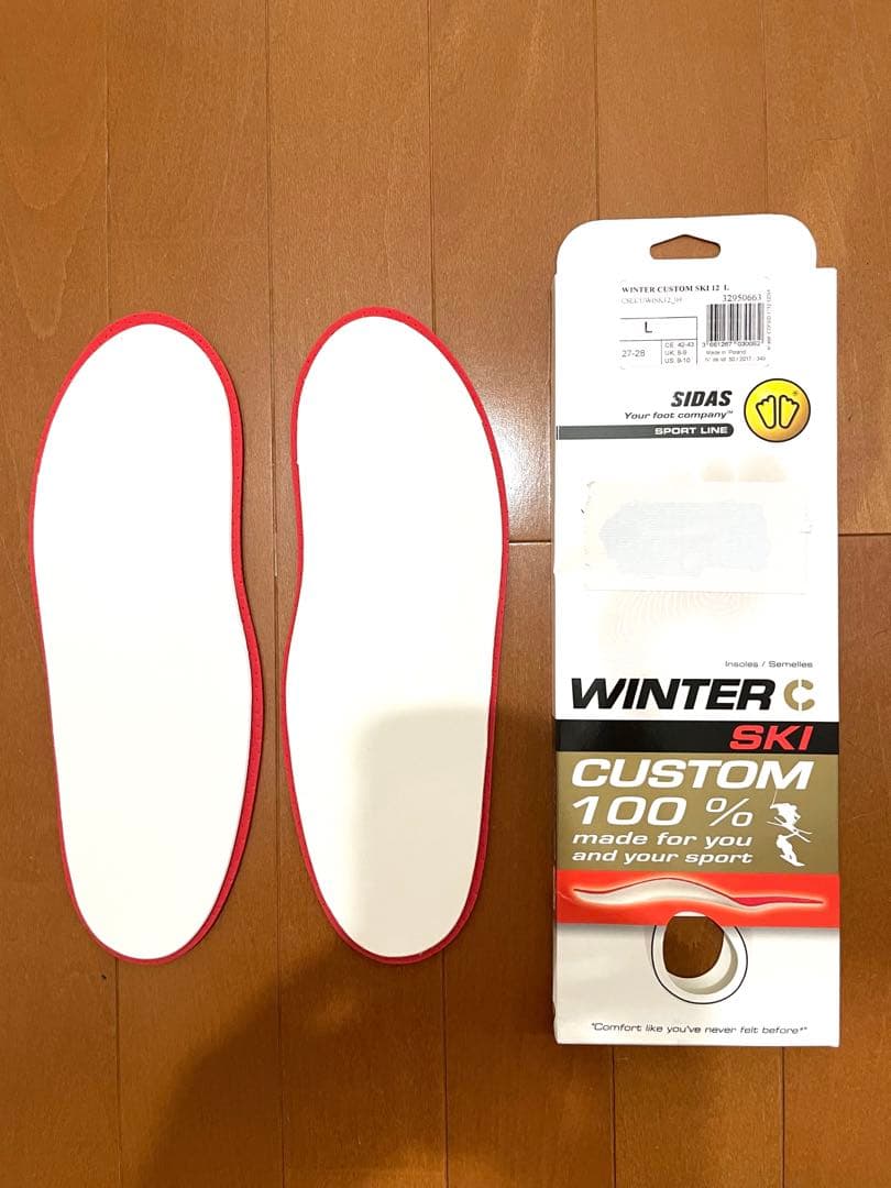 【11/16値下げ:新品】シダス ウインターカスタム インソール