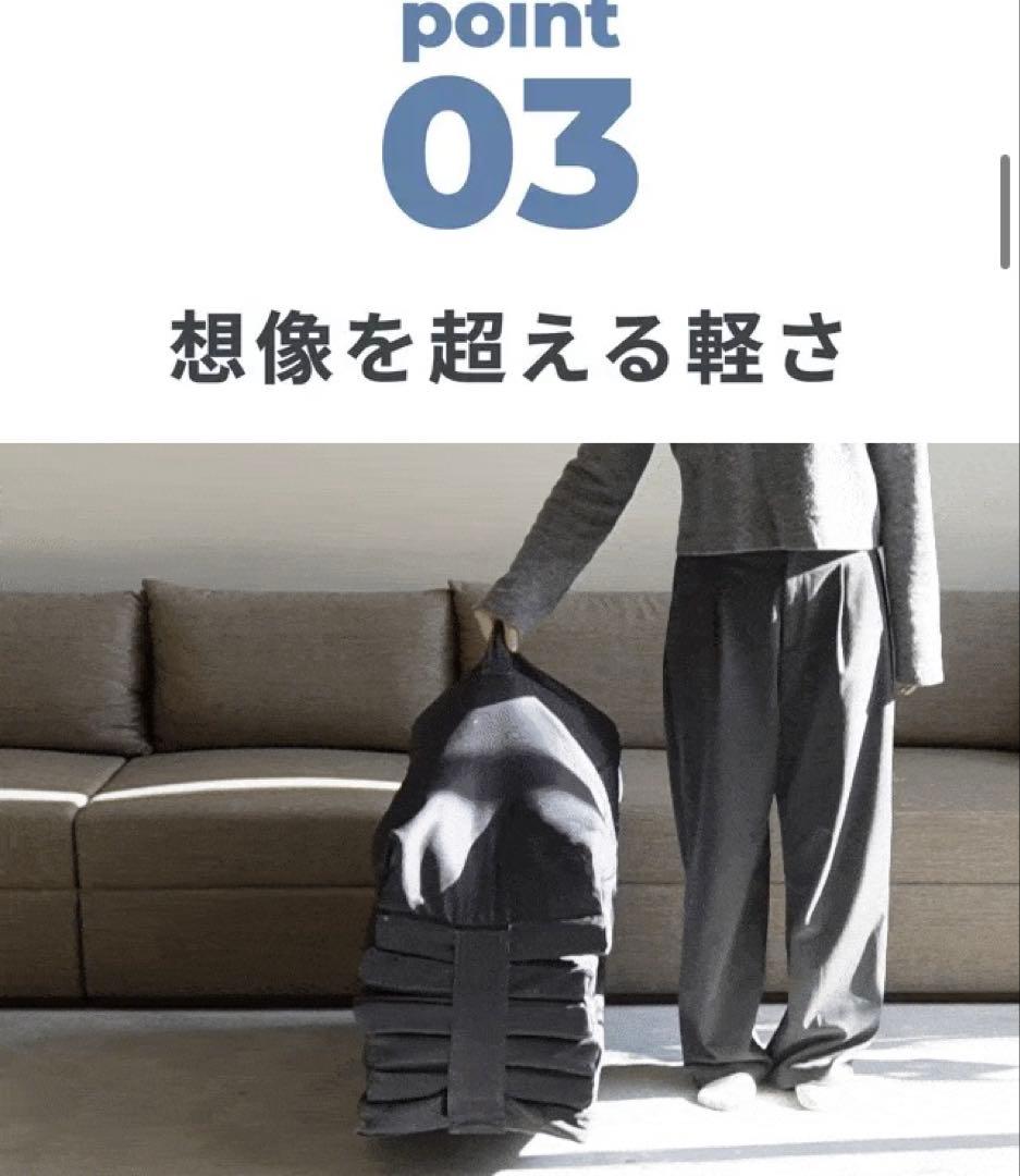 【新品未使用】3in1ベッド マットレス 掛け布団 枕　アウトドア車中泊　寝袋