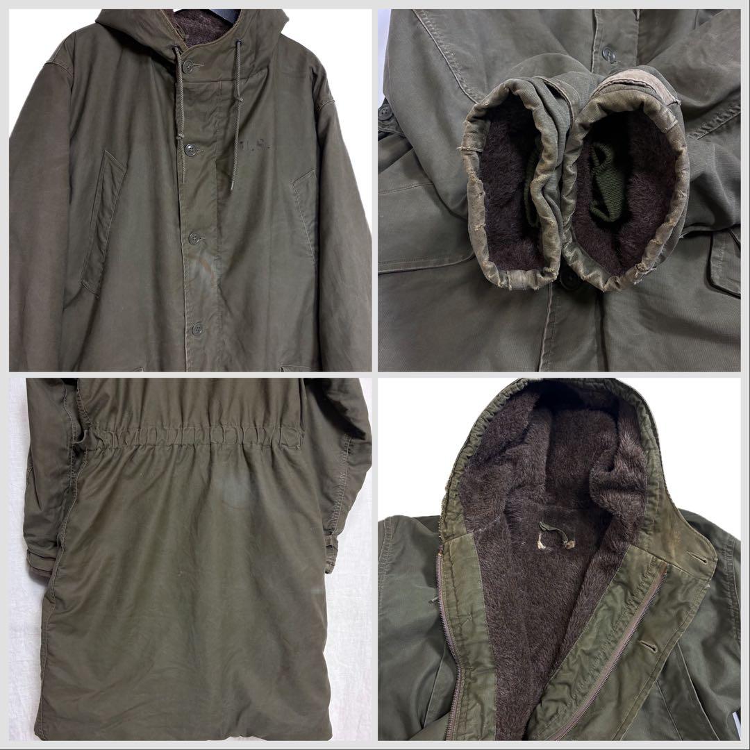 希少 40s 米軍 実用 デッキパーカー コート 海軍 デッキジャケット