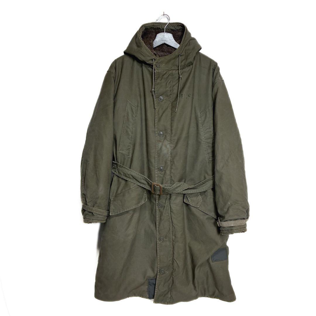 希少 40s 米軍 実用 デッキパーカー コート 海軍 デッキジャケット