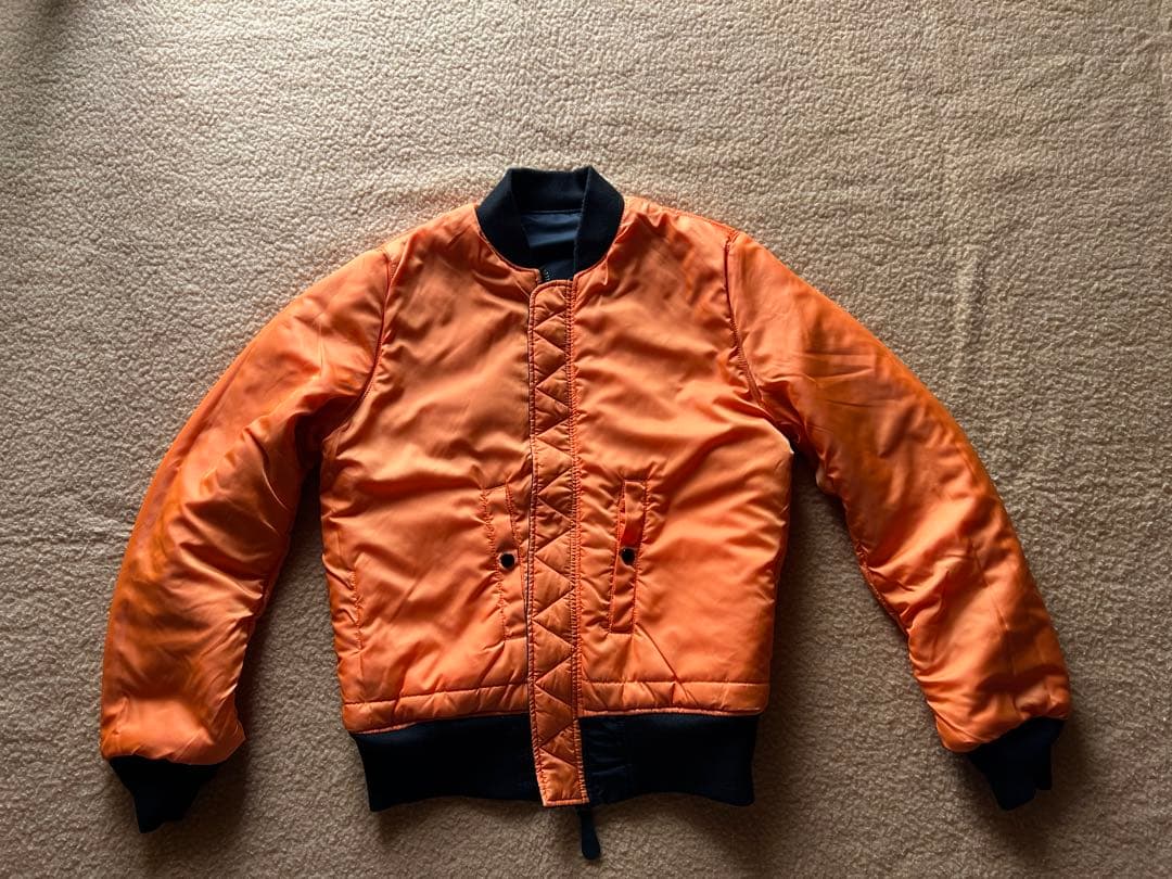 【美品】ALPHA INDUSTRIES MA-1フライトジャケット【Ｌ】黒