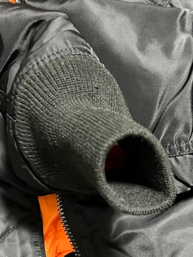 【美品】ALPHA INDUSTRIES MA-1フライトジャケット【Ｌ】黒