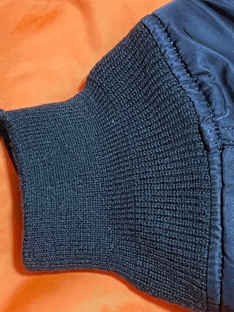 【美品】ALPHA INDUSTRIES MA-1フライトジャケット【Ｌ】黒