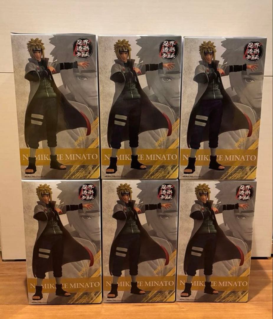 ◆NARUTO ナルト疾風伝　忍界造形列伝　波風ミナト　6体セット