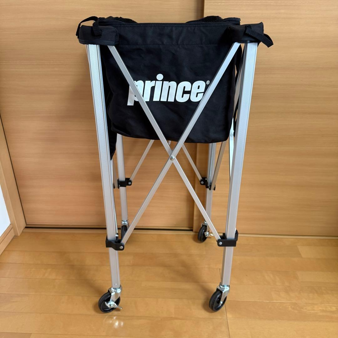 prince プリンス ボールバスケット PL050 折り畳み式 150球 収納