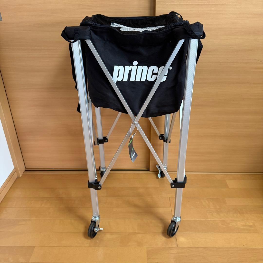 prince プリンス ボールバスケット PL050 折り畳み式 150球 収納