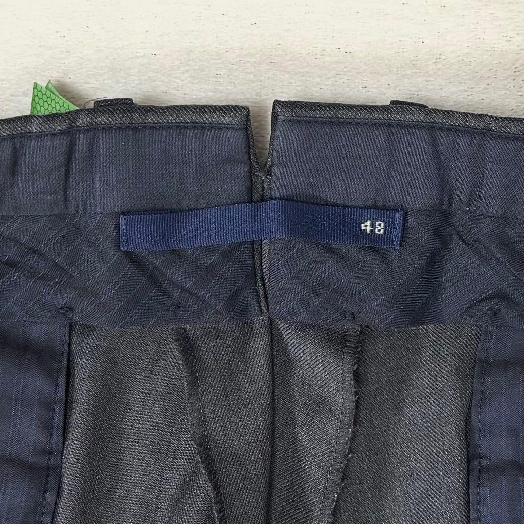 INCOTEX × I.G. BEAMS ウール スラックス グレー 48