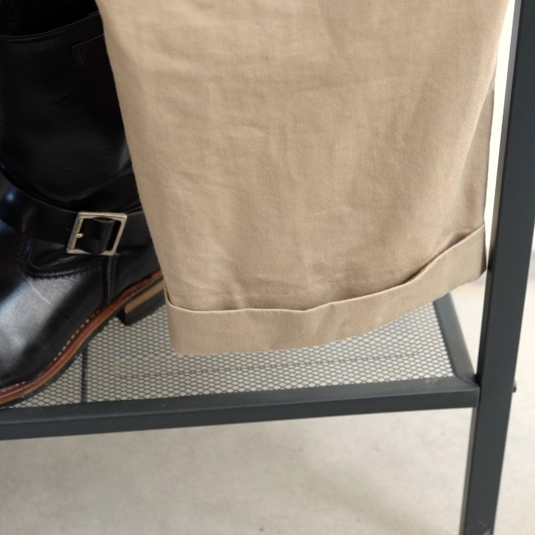 【希少サイズ36】Engineered Garments コットンチノ 裾ダブル