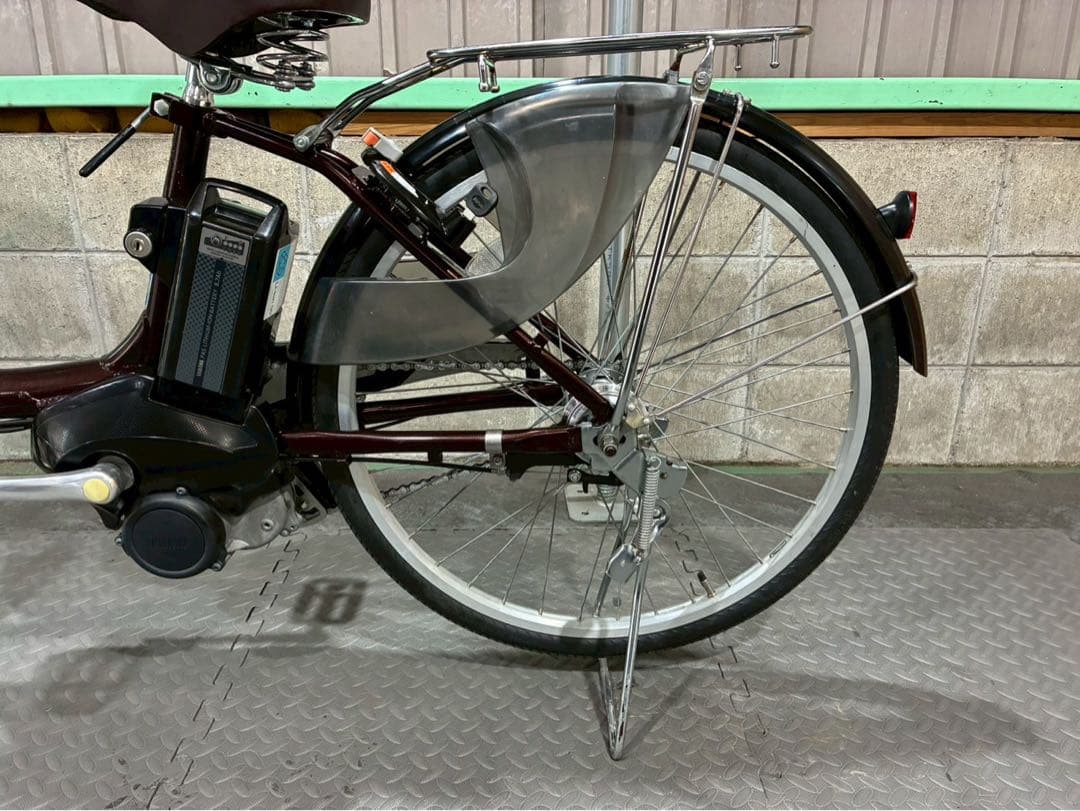 №8608電動自転車 ヤマハ パスナチュラ 26インチ✨良品バッテリー✨