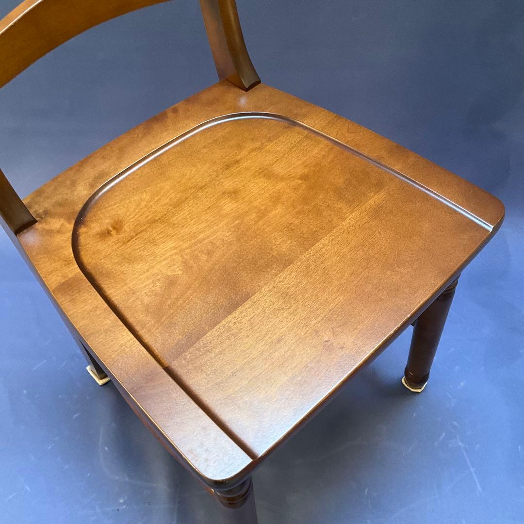 北海道民芸家具　椅子　ダイニングチェア　樺材　【美品】