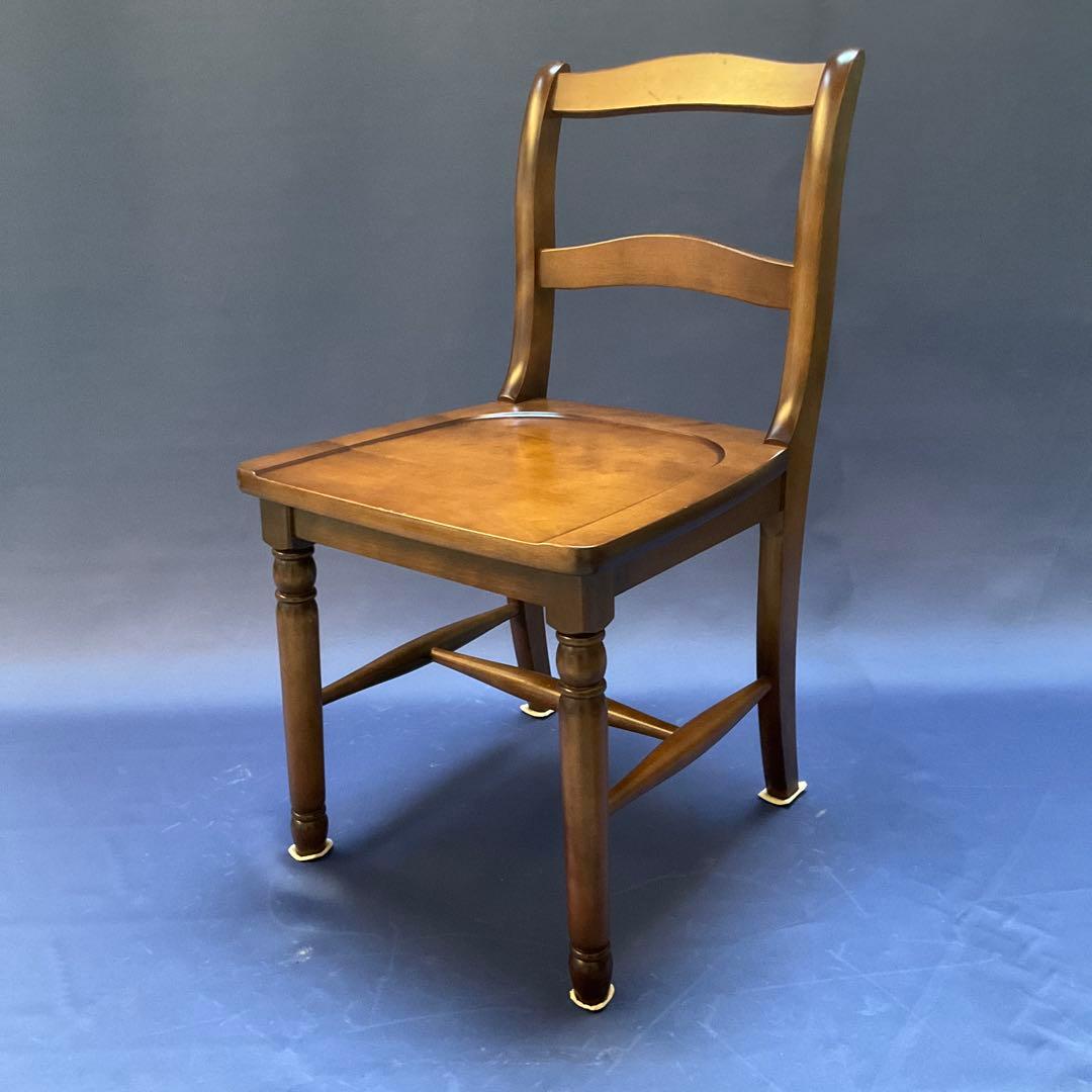 北海道民芸家具　椅子　ダイニングチェア　樺材　【美品】