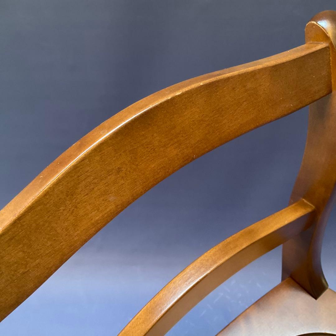 北海道民芸家具　椅子　ダイニングチェア　樺材　【美品】