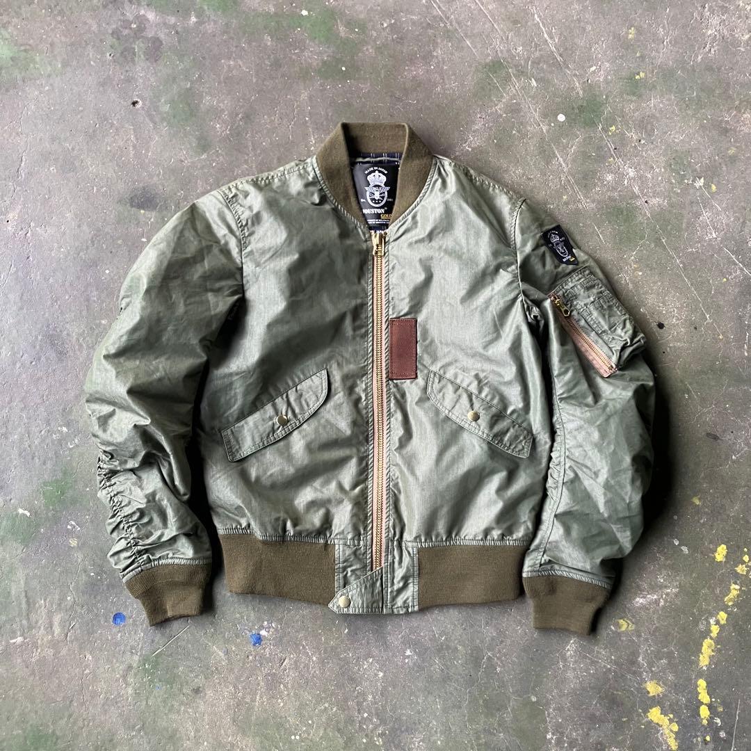 HOUSTON GOLD ヒューストンゴールド HG001X MA-1 日本製