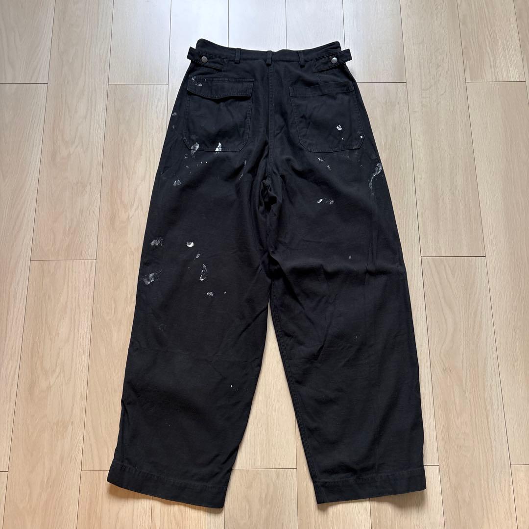 marka マーカ ベイカーパンツ ペイント加工　サイズ1