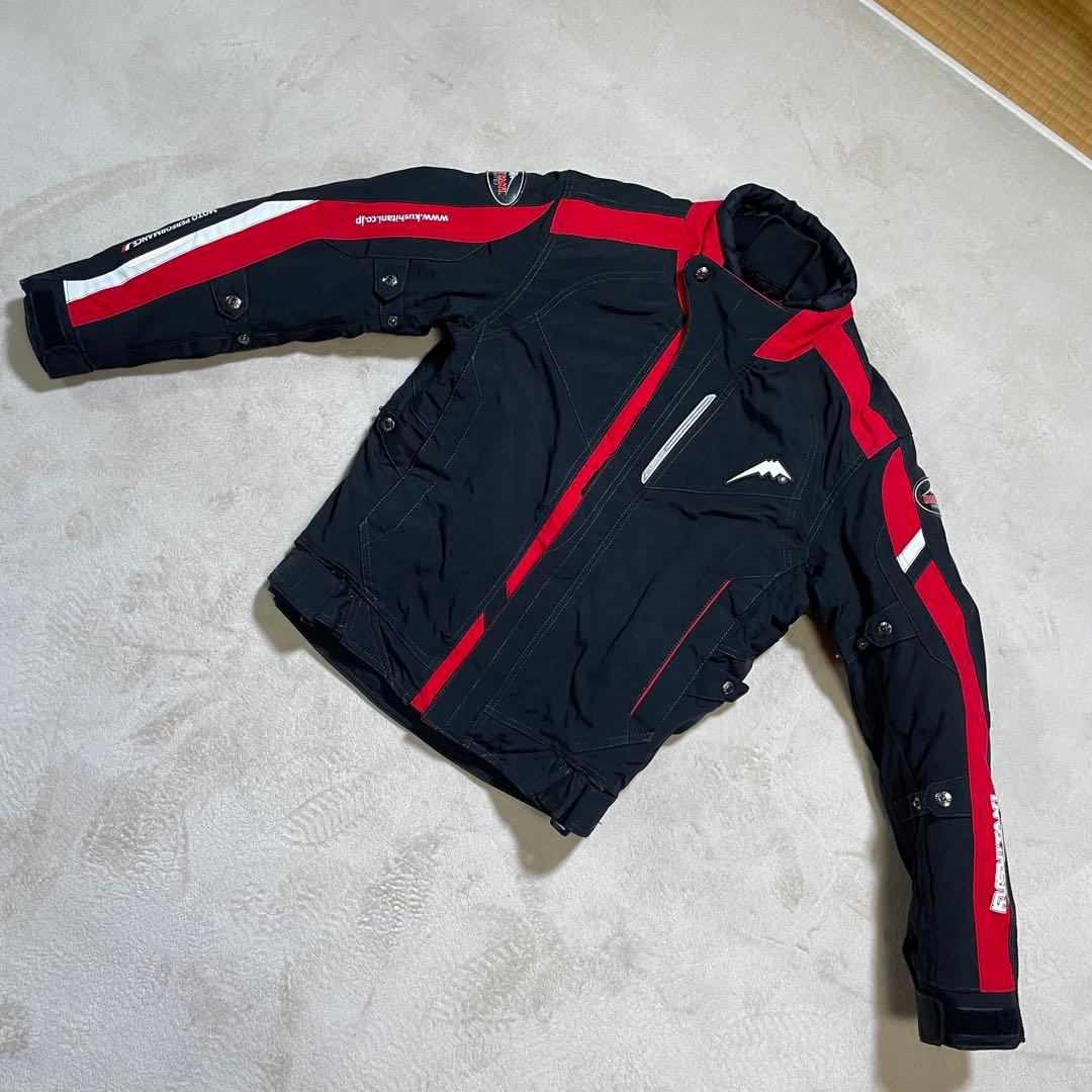 【未使用級】クシタニK-2616 パドックジャケット 黒　赤　M