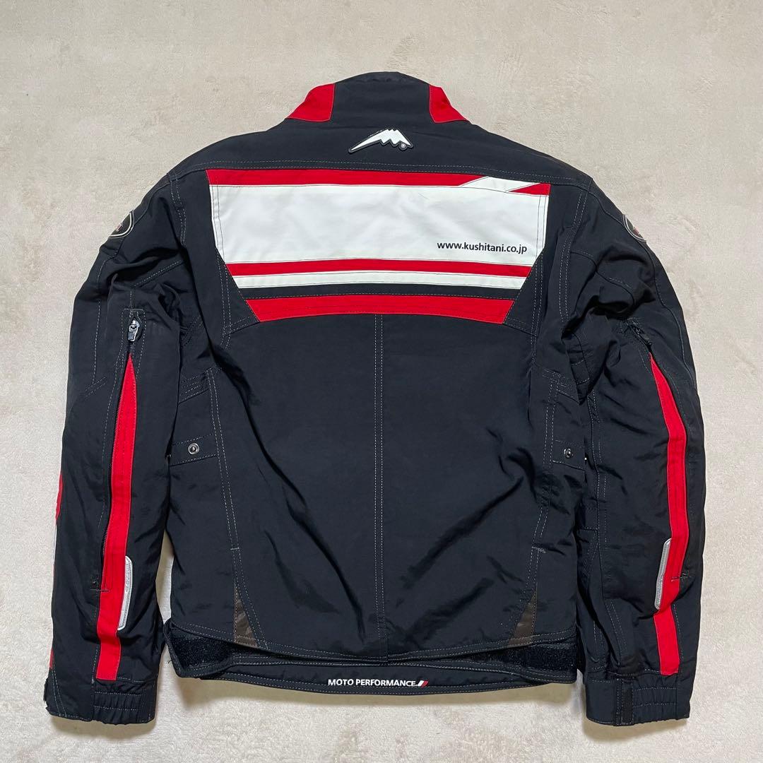 【未使用級】クシタニK-2616 パドックジャケット 黒　赤　M