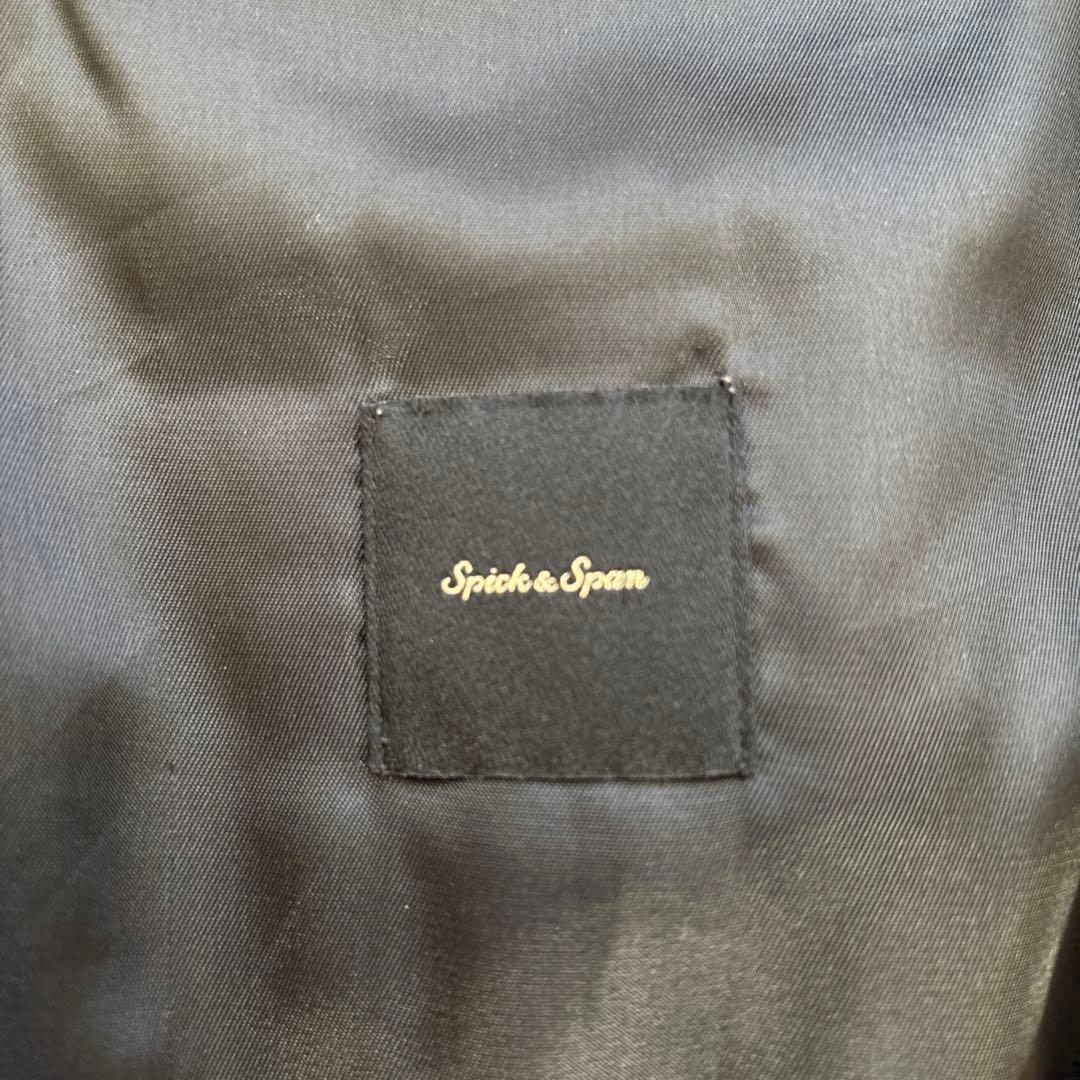 美品　スピックアンドスパン　撥水パディングコート　ベンチコート