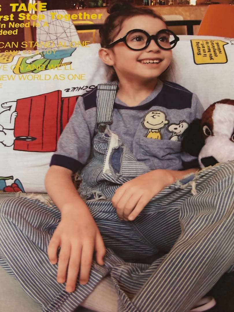 う*ぎ様 DENIMDUNGAREE ダメージリペア加工ヒッコリーオーバーオール