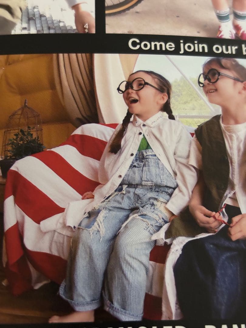 う*ぎ様 DENIMDUNGAREE ダメージリペア加工ヒッコリーオーバーオール