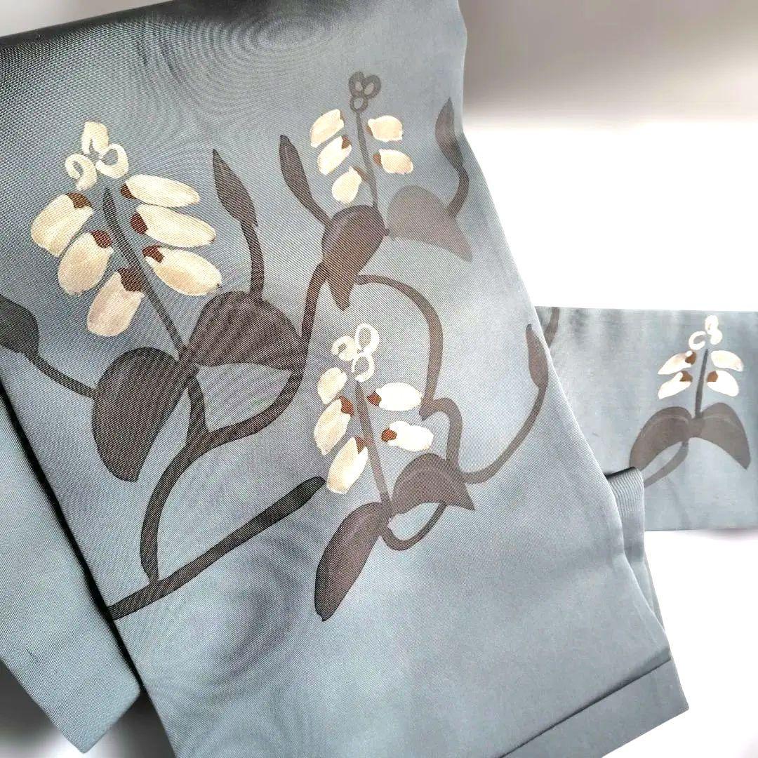 高久空木　ろうけつ染め　塩瀬名古屋帯