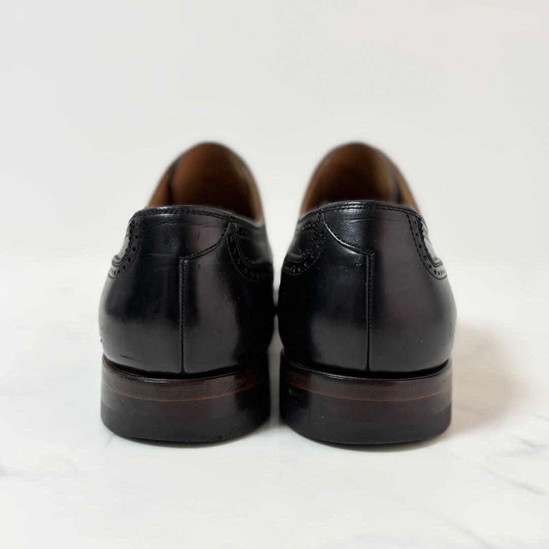 スコッチグレイン 25.5 匠 HA9040 セミブローグ ビジネスシューズ 黒