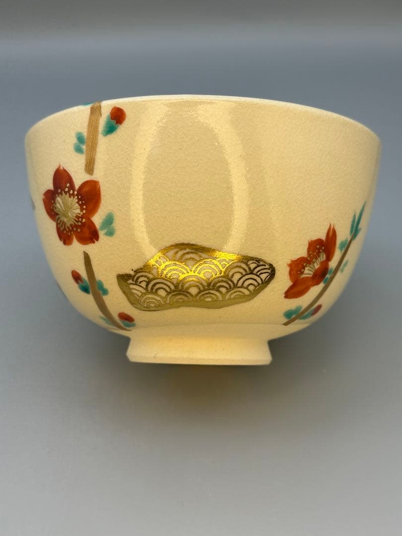 茶道具　茶碗　田中寿宝　桃花