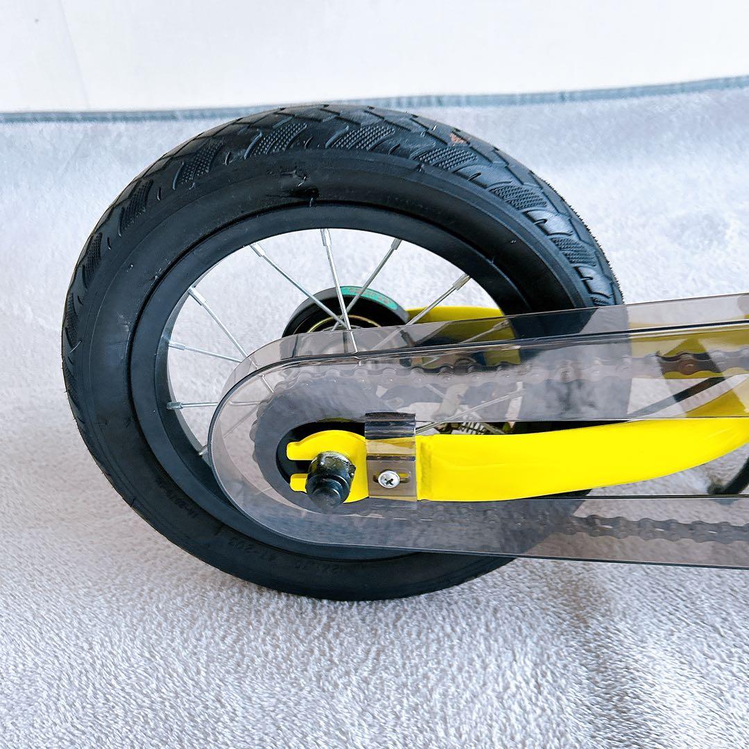 Henshin Bike 幼児用自転車 黄色 12インチ 2歳〜 へんしんバイク