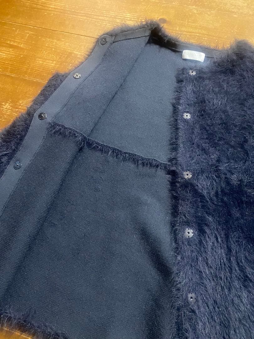 2025AW BALLSEY フェザーヤーン ペプラムベスト　ボールジィ