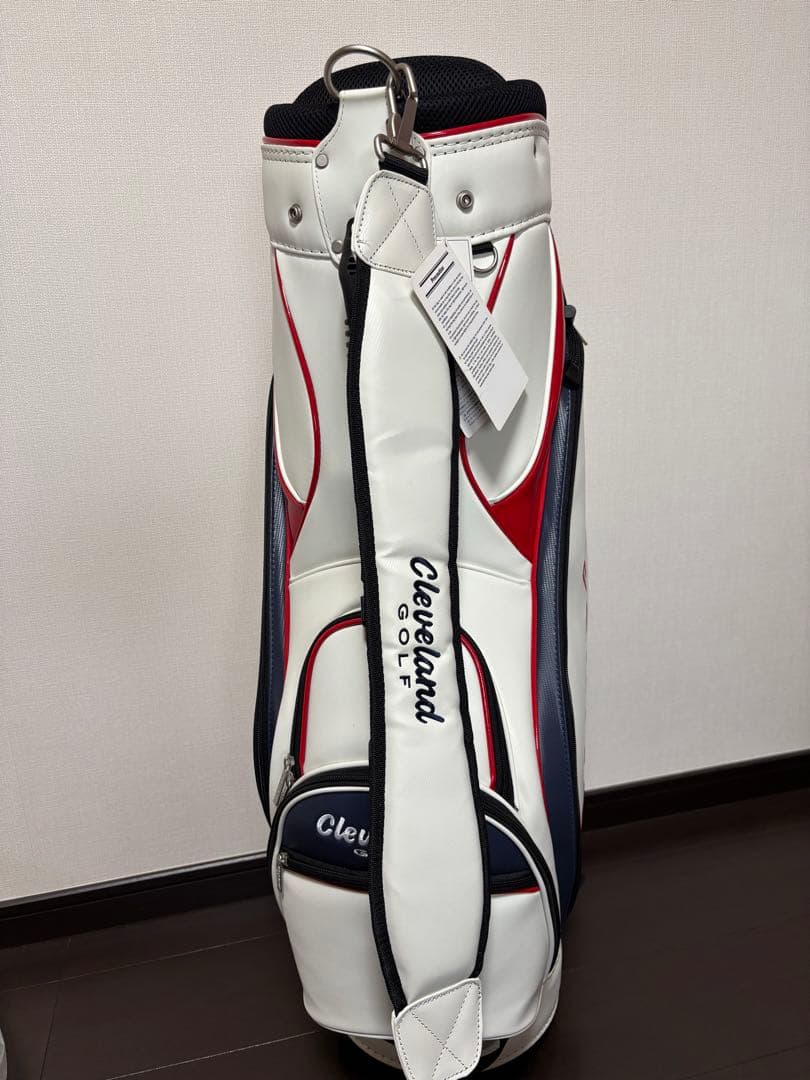 ふじもん様　Cleveland Golf キャディバッグ ホワイト　フード付き