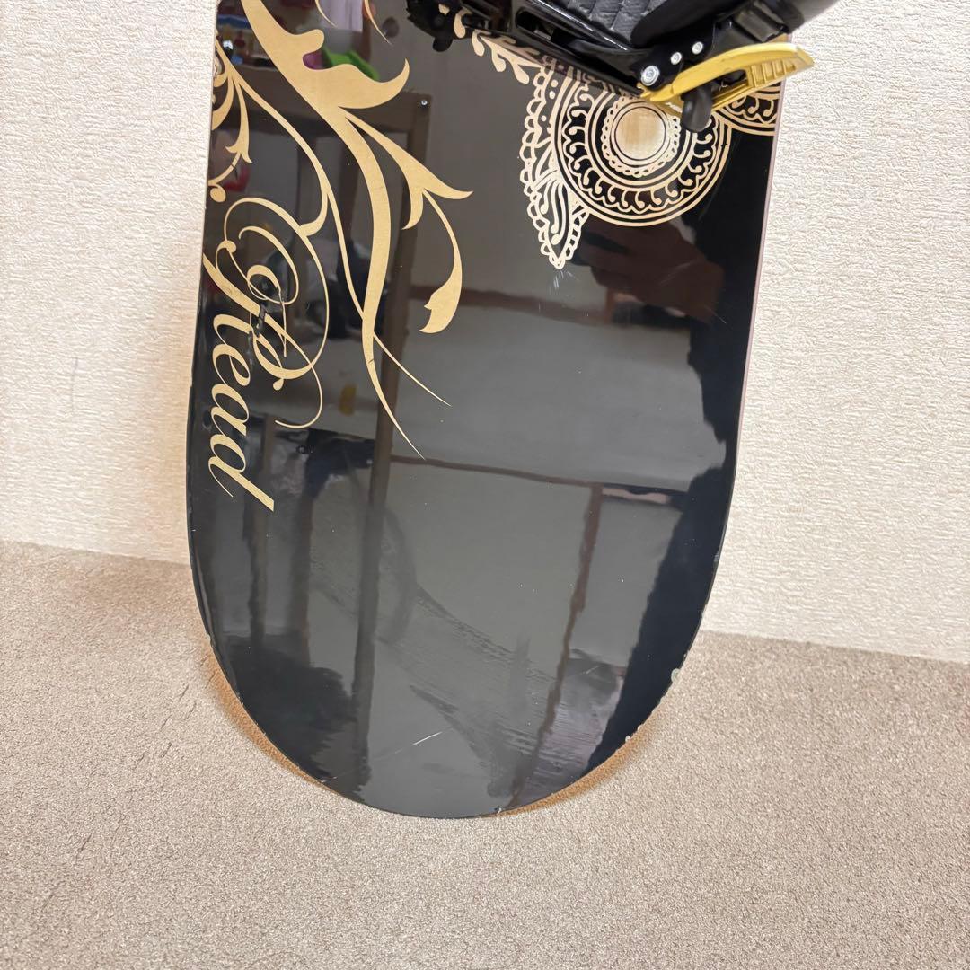 HEAD スノーボード レディース138cm ビンディング付き　かわいい