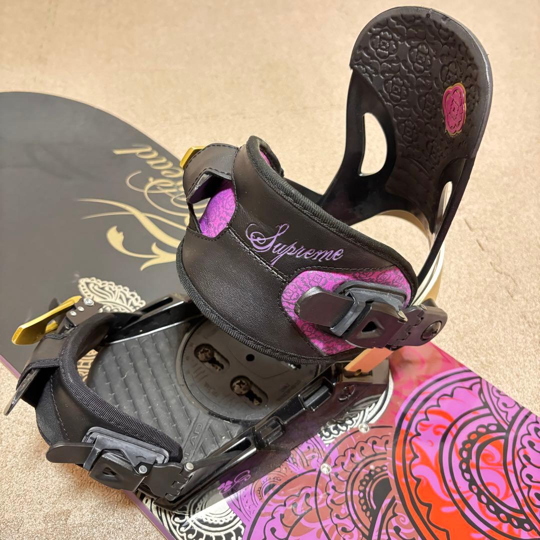 HEAD スノーボード レディース138cm ビンディング付き　かわいい