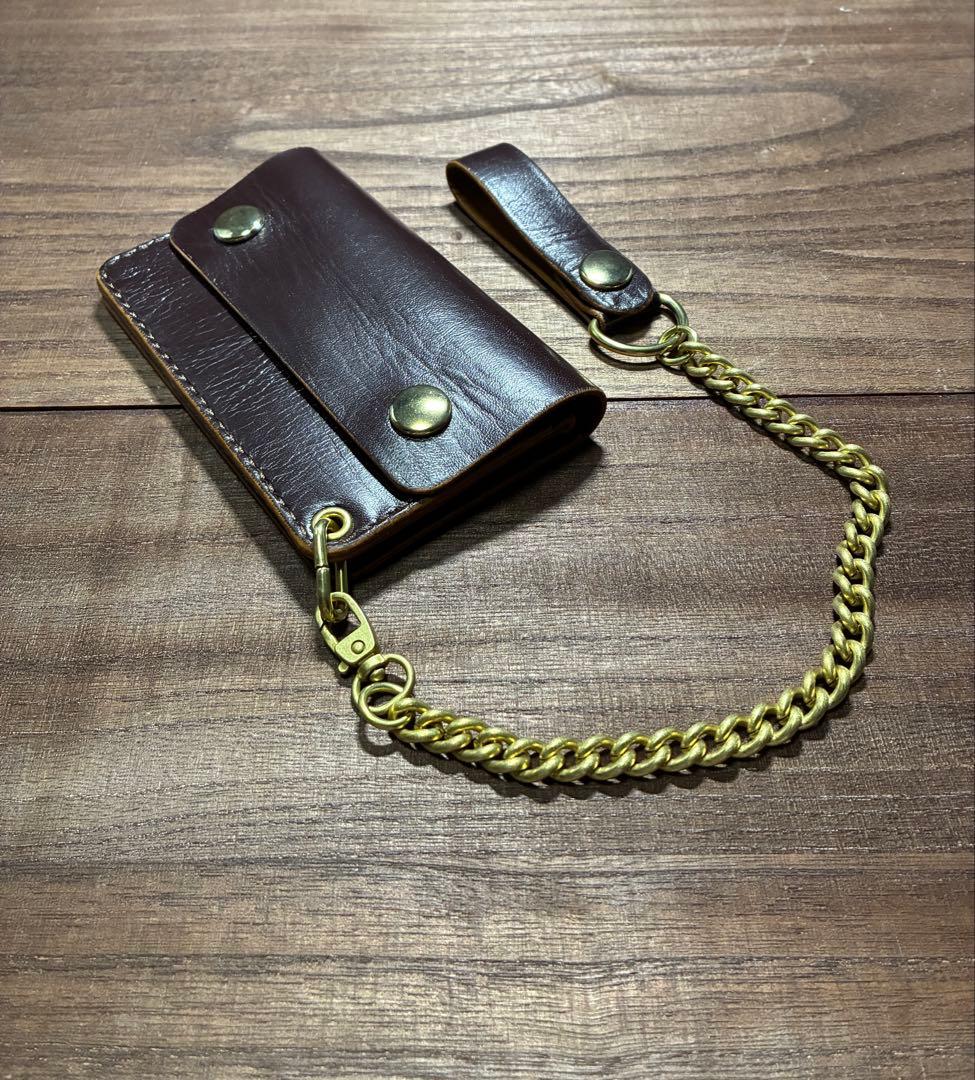 本革コンパクトトラッカーウォレット