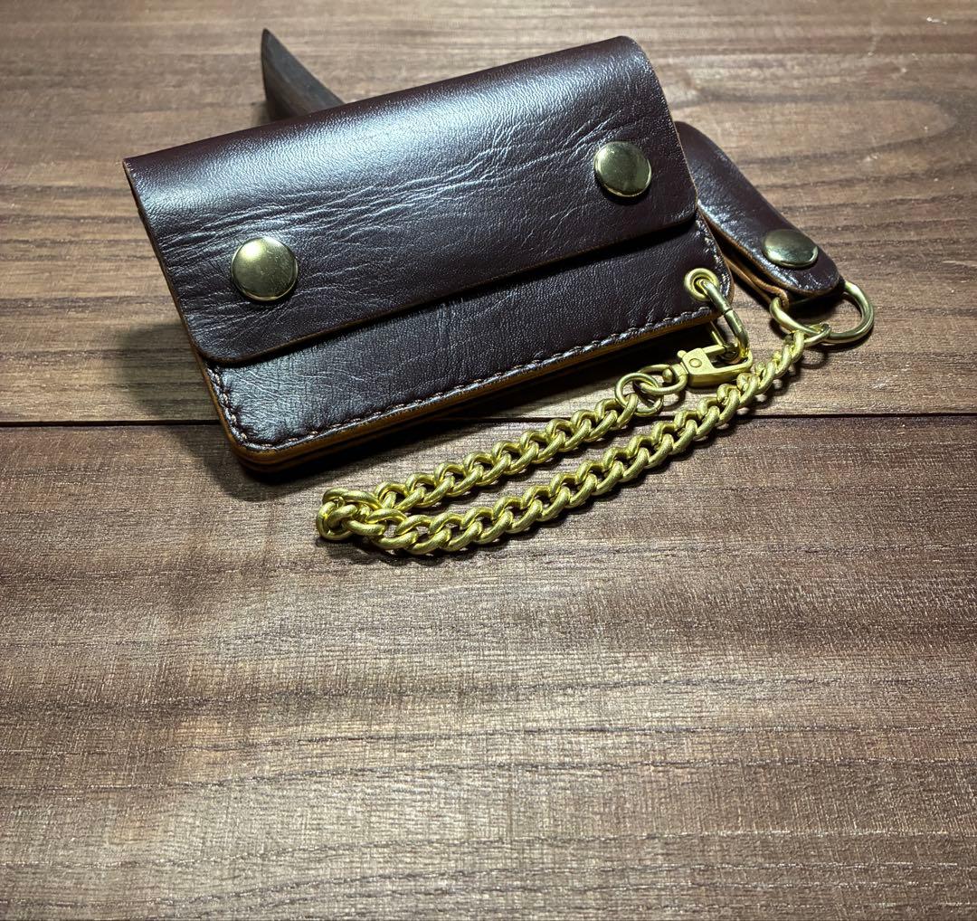 本革コンパクトトラッカーウォレット