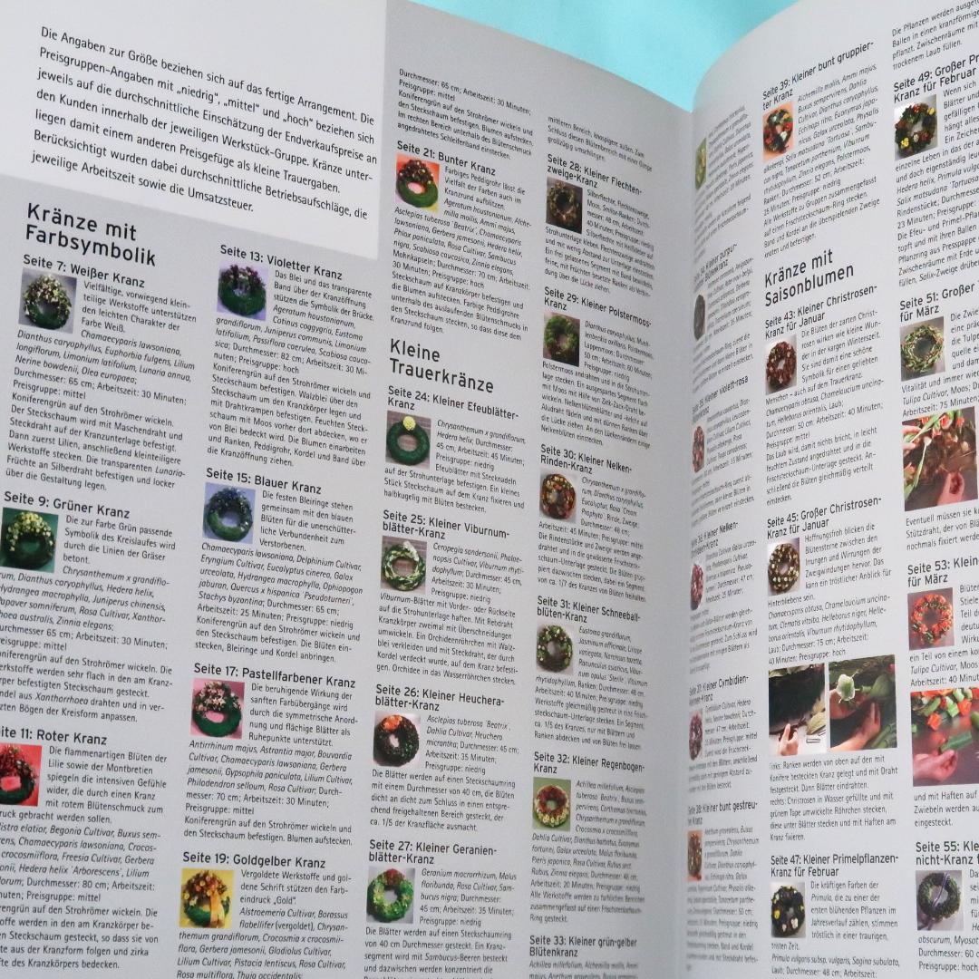 セール！ 洋書『Blumen trösten』フラワーアレンジ、リース、供花