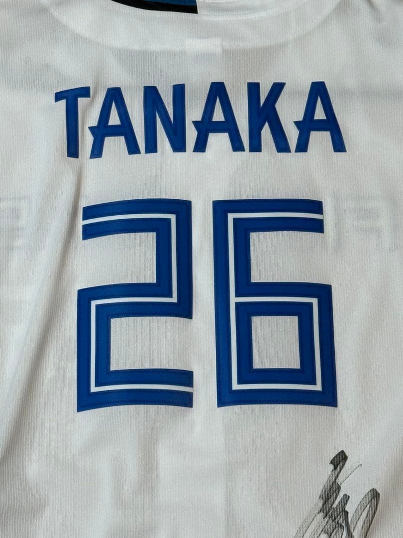 ❤*読様 日ハム田中正義　直筆サインユニフォーム　2月のキャンプ サイズＬ