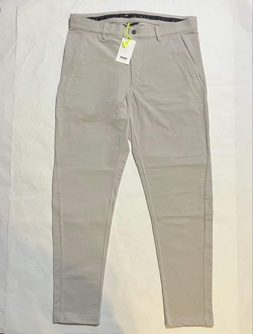 TFW49 ウォーム アンクル スリム パンツ 未使用タグ付 L、裏起毛 秋冬