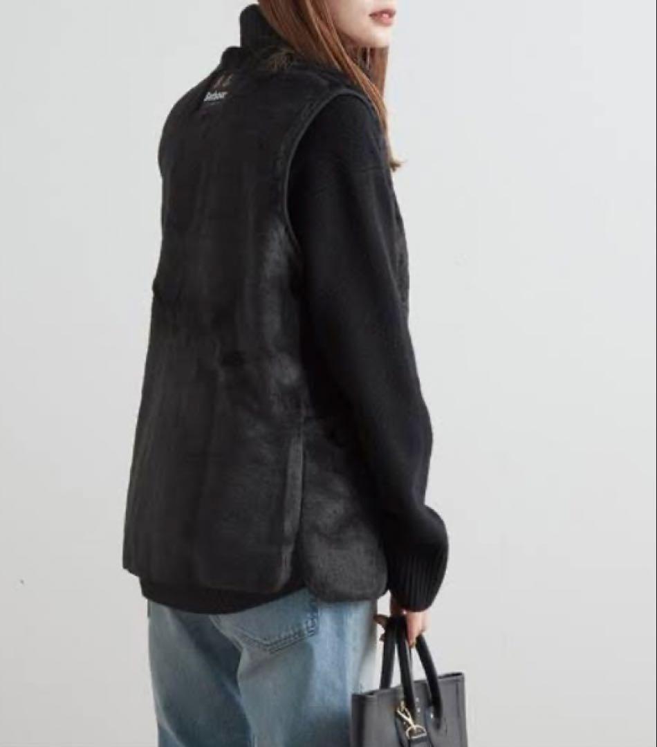 BARBOUR バブアー フロントジップファーライナーベスト 38(M相当)