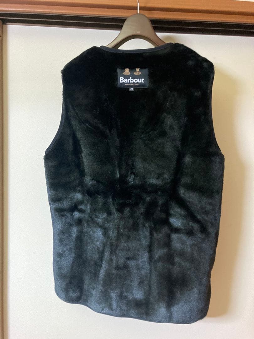 BARBOUR バブアー フロントジップファーライナーベスト 38(M相当)
