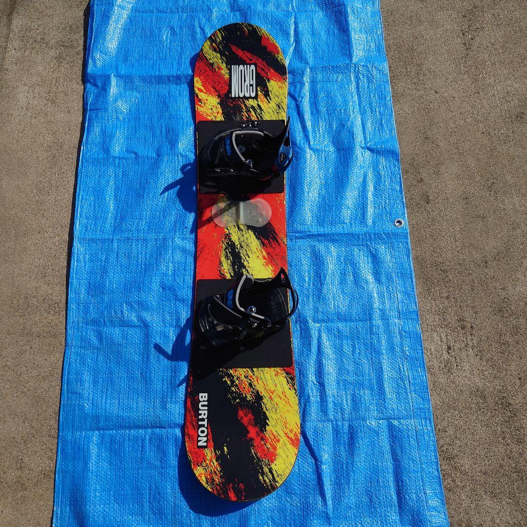 BURTON GROM キッズスノーボード120cm バインディングM セット