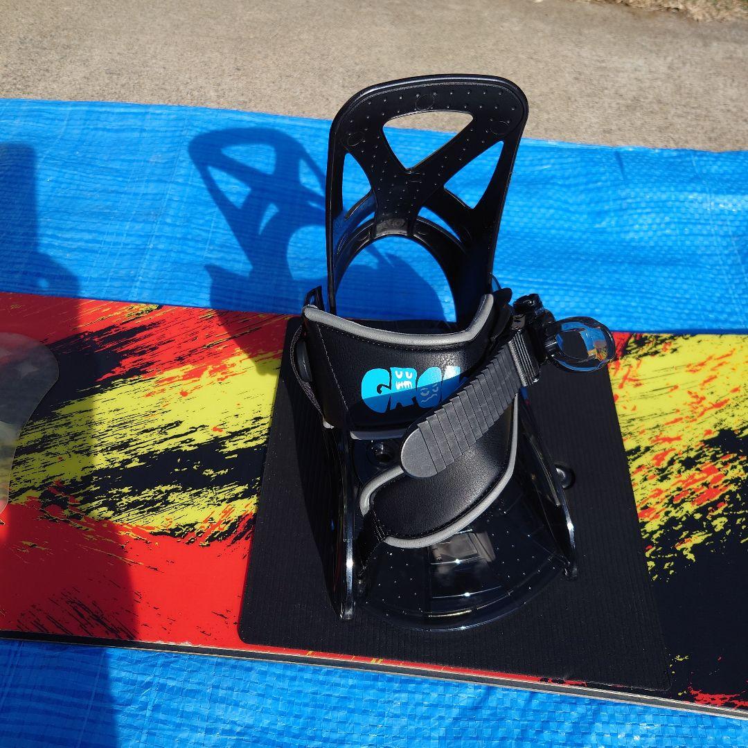 BURTON GROM キッズスノーボード120cm バインディングM セット