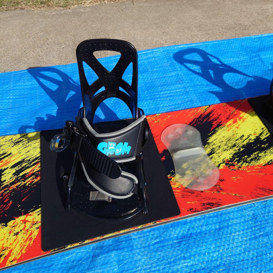 BURTON GROM キッズスノーボード120cm バインディングM セット