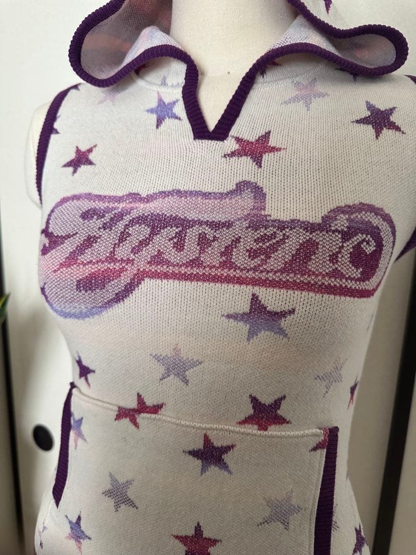 タグ付き　hysteric glamour hysterics 星柄フード付き