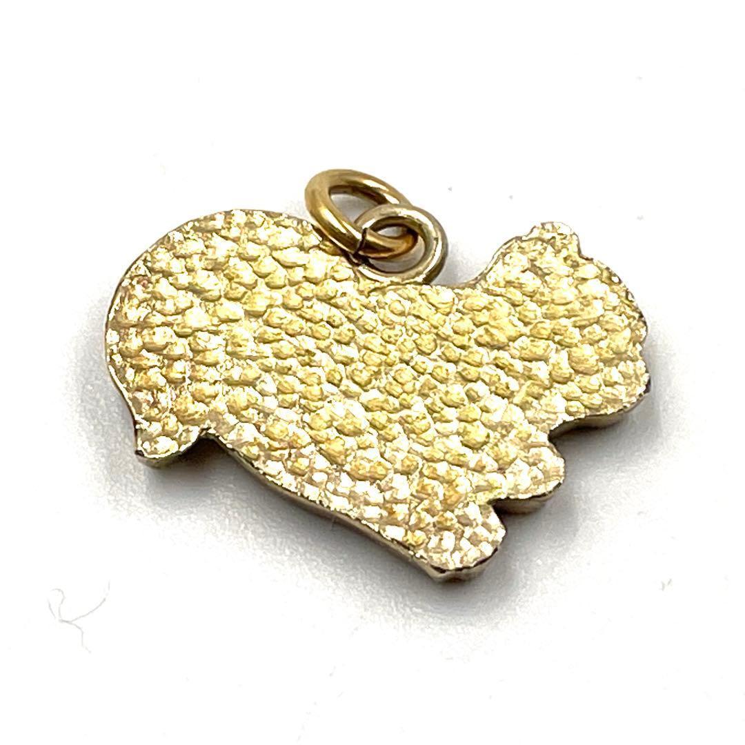 《超美品》CHANEL シャネル ココマーク リス ペンダントトップ ゴールド系