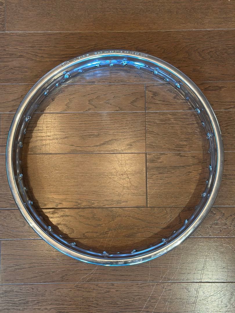 【D.I.D】クロームメッキリム リア/フロントホイールセット