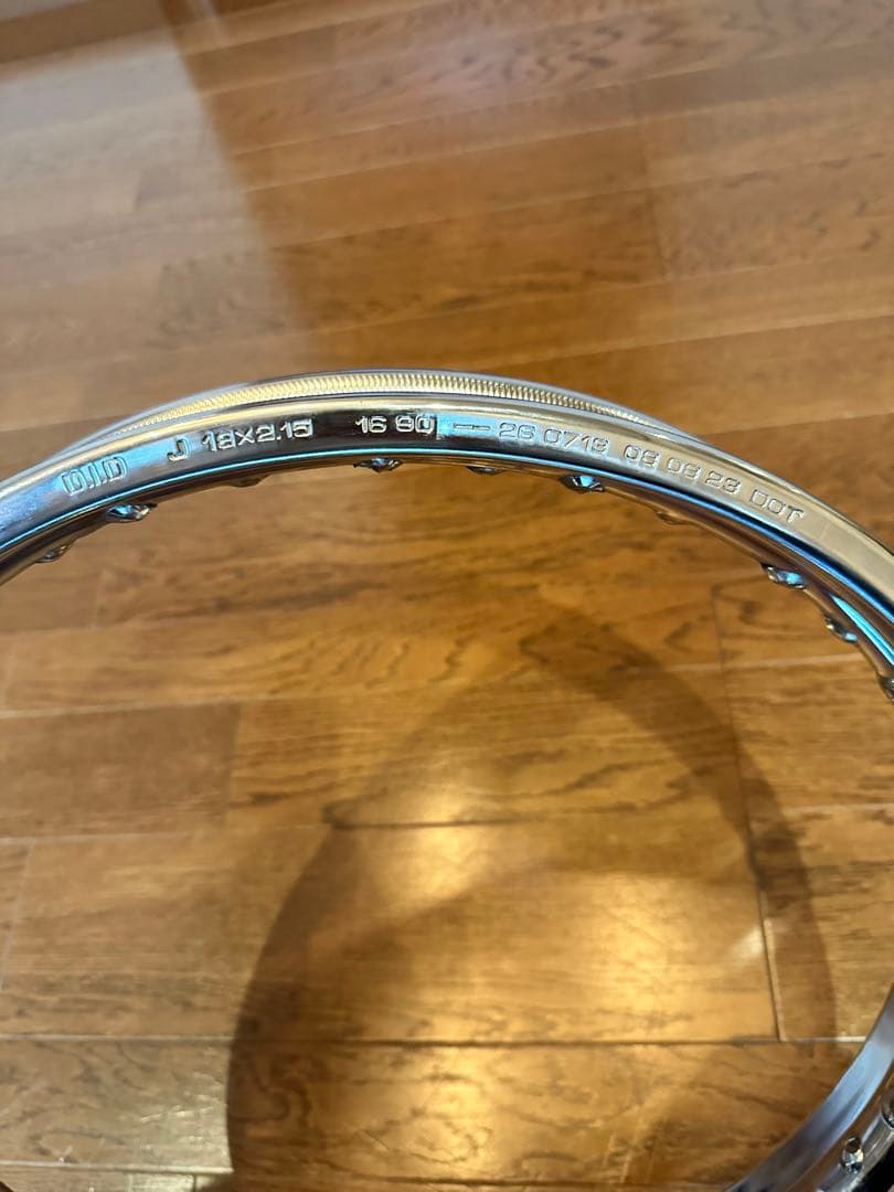 【D.I.D】クロームメッキリム リア/フロントホイールセット