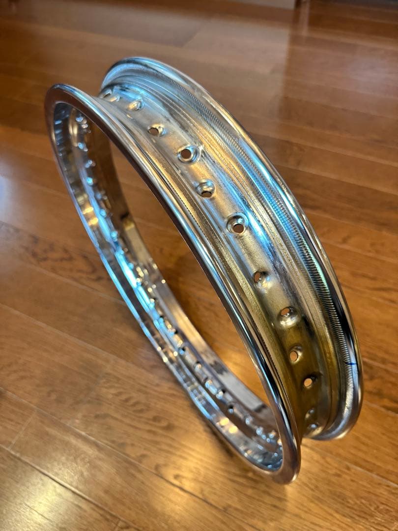 【D.I.D】クロームメッキリム リア/フロントホイールセット