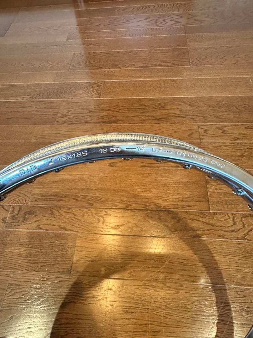 【D.I.D】クロームメッキリム リア/フロントホイールセット