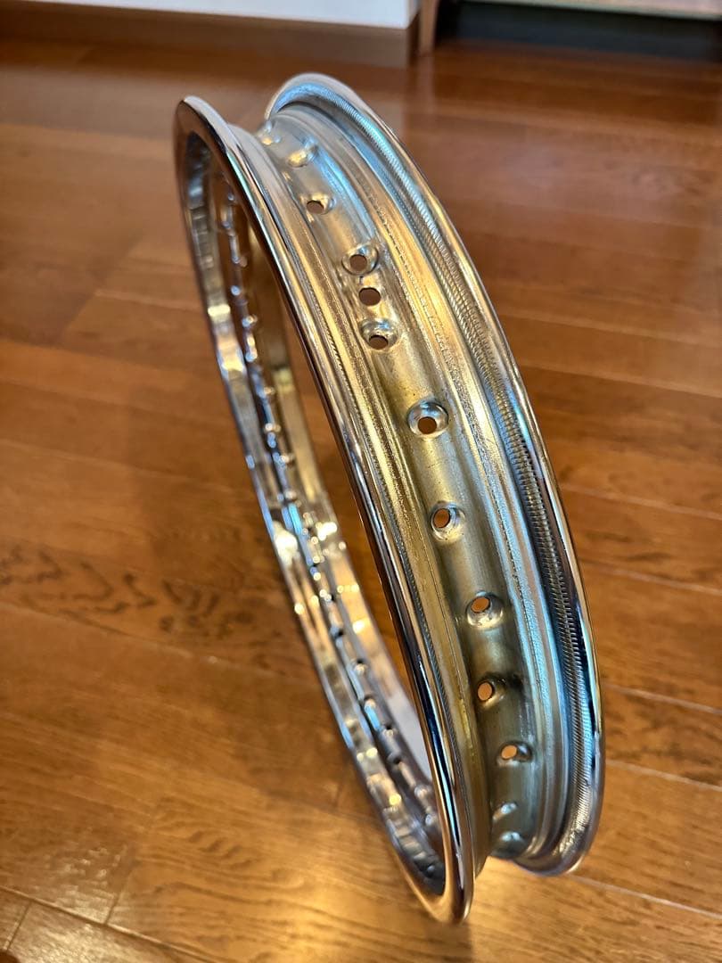 【D.I.D】クロームメッキリム リア/フロントホイールセット