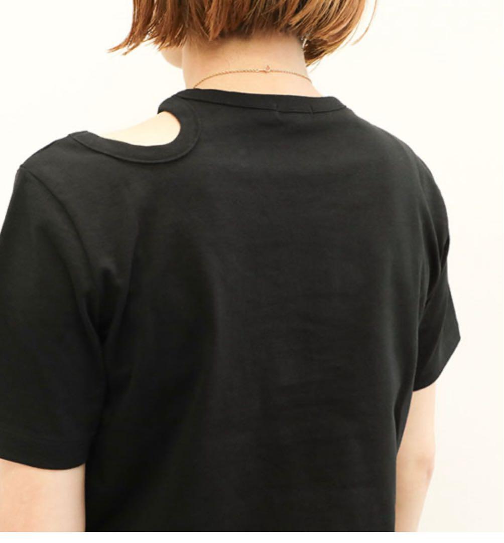 ユータン⭐︎タグ付き新品未使用プロタゴニスタカッティング Tシャツブラック